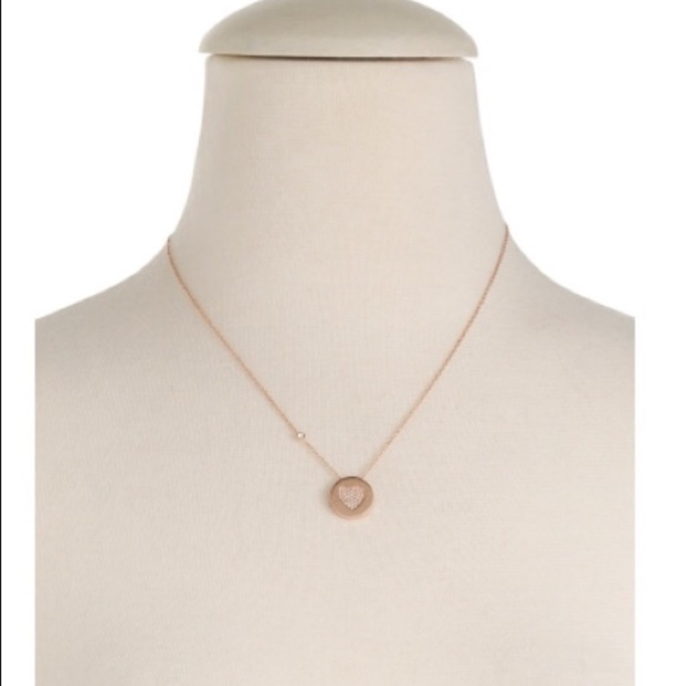 Authentic Michael Kors Rose Gold Necklace NWOT - Picture 2 of 6